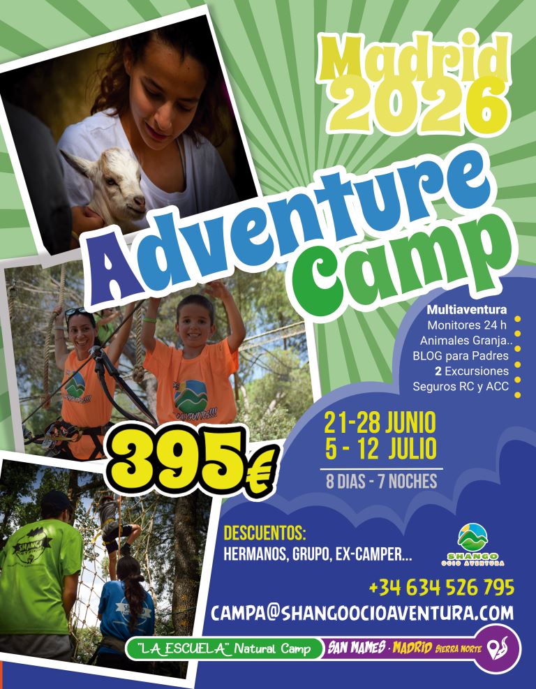 Cartel Adventure Summer Camp Shango 2026